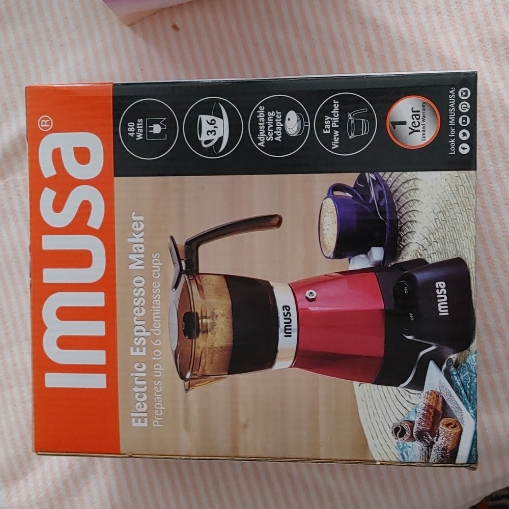 Imusa electric espresso maker